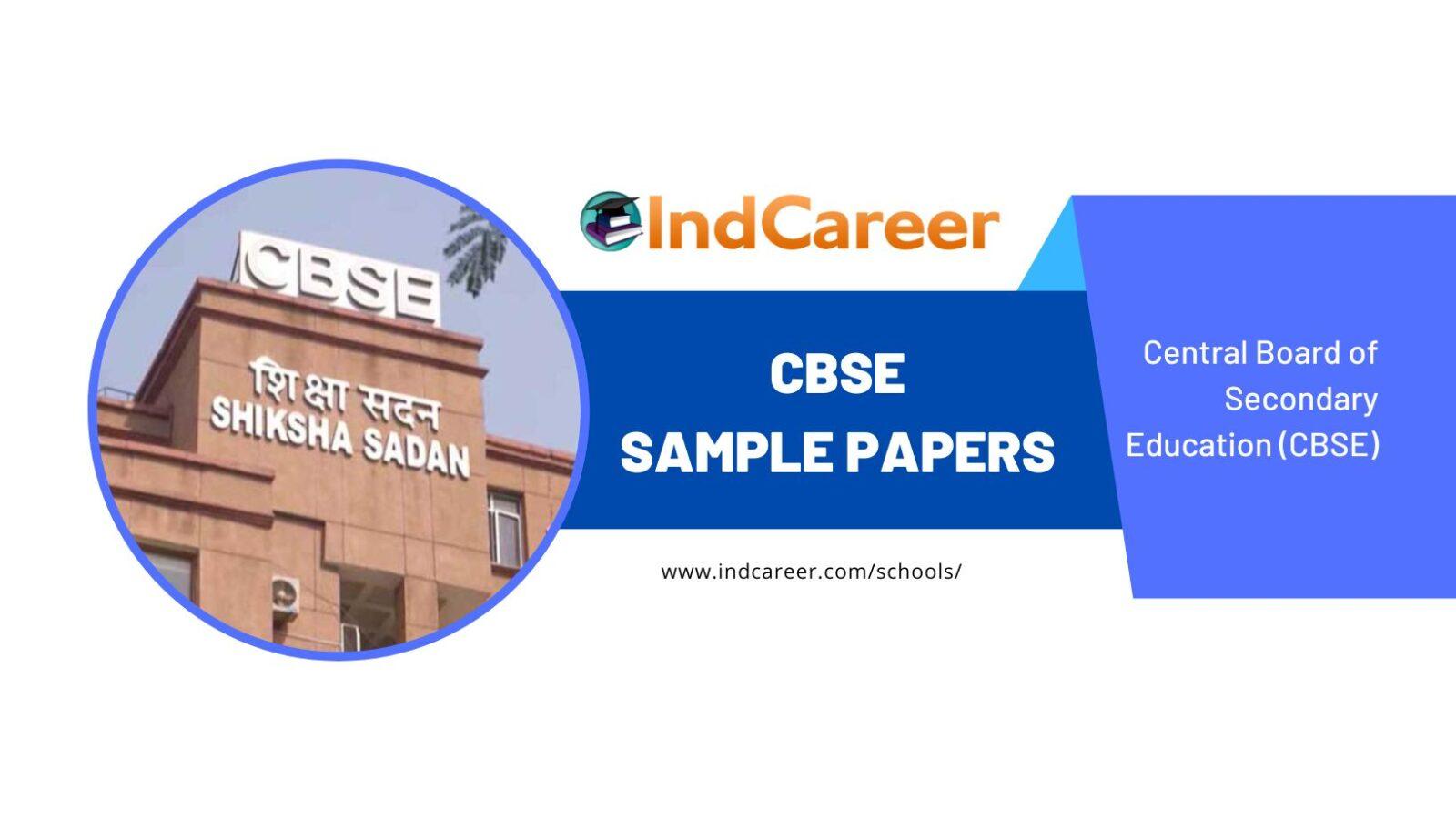 CBSE Sample Papers