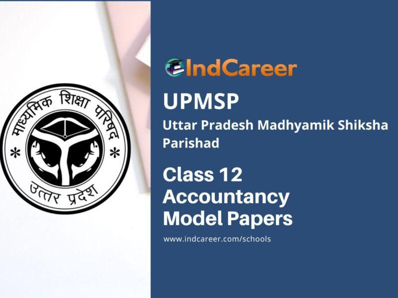 UP Board Class 12 Accountancy Model Paper