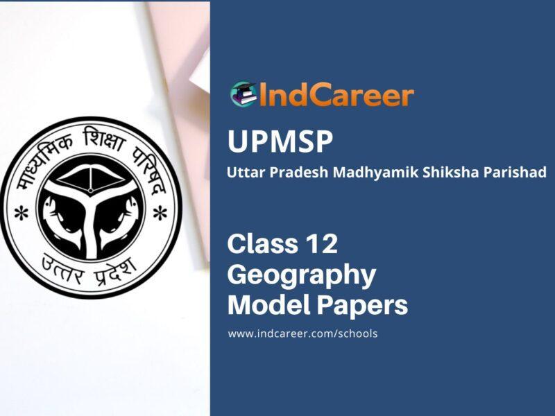 UP Board Class 12 Geography Model Papers