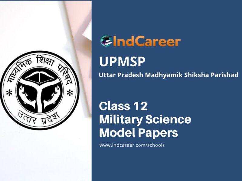 UP Board Class 12 Military Science Model Paper