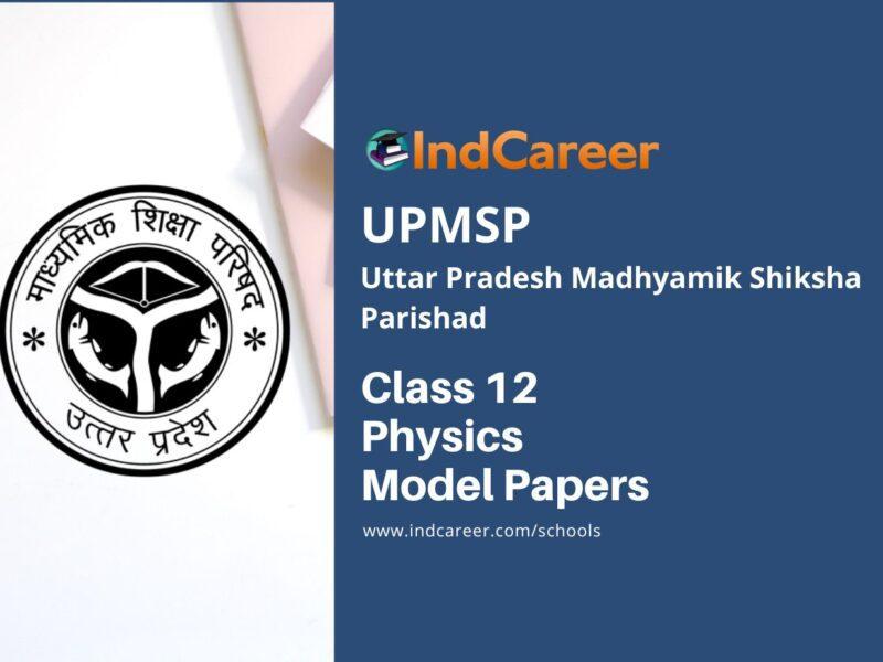 UP Board Class 12 Physics Model Papers