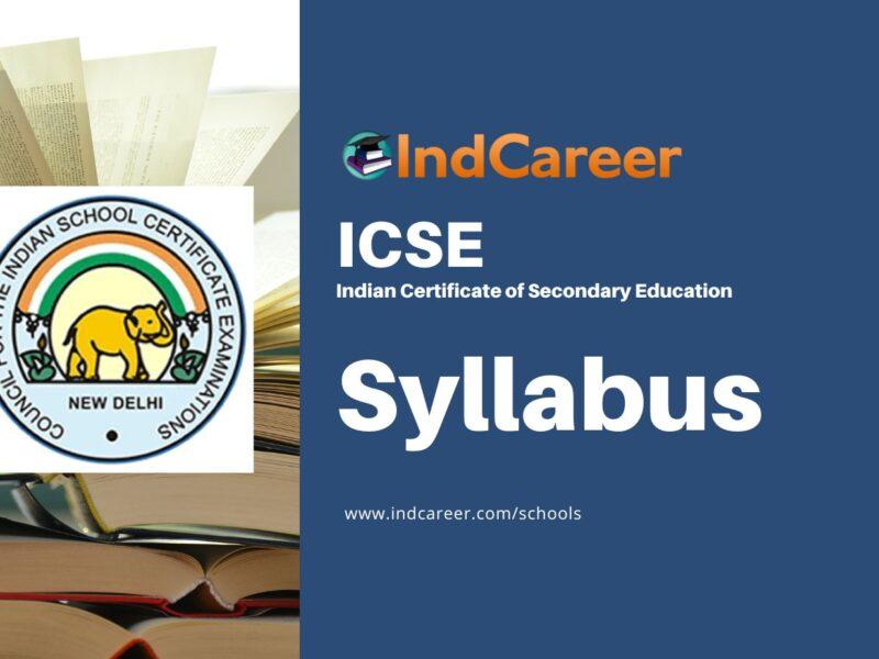 ICSE Syllabus