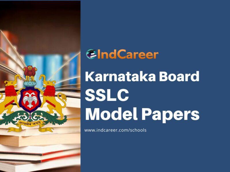 Karnataka SSLC Model Question Paper