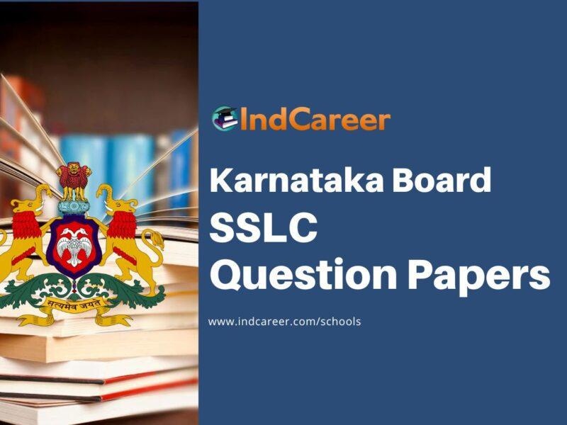 Karnataka Board SSLC Question Papers