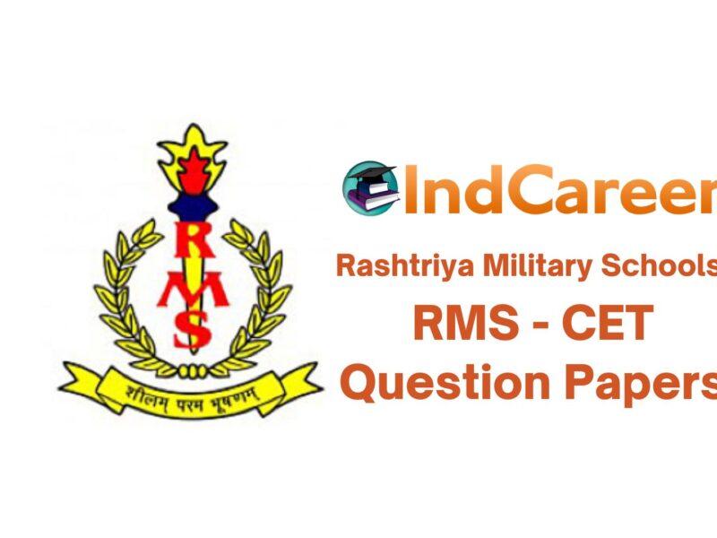 Rashtriya Military School Previous Year Question Papers