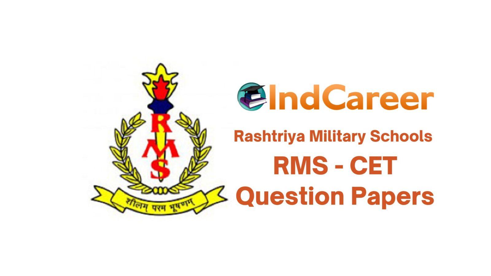 Rashtriya Military School Previous Year Question Papers