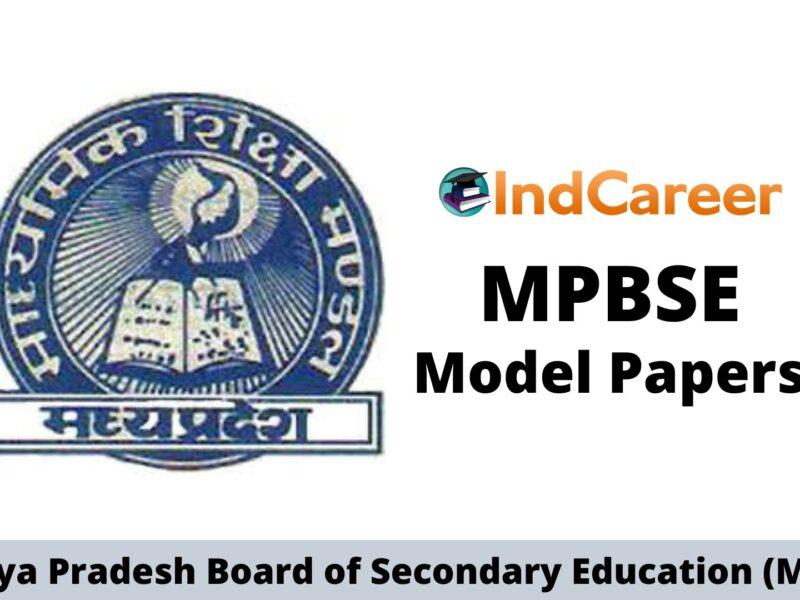 Madhya Pradesh Board Sample Papers