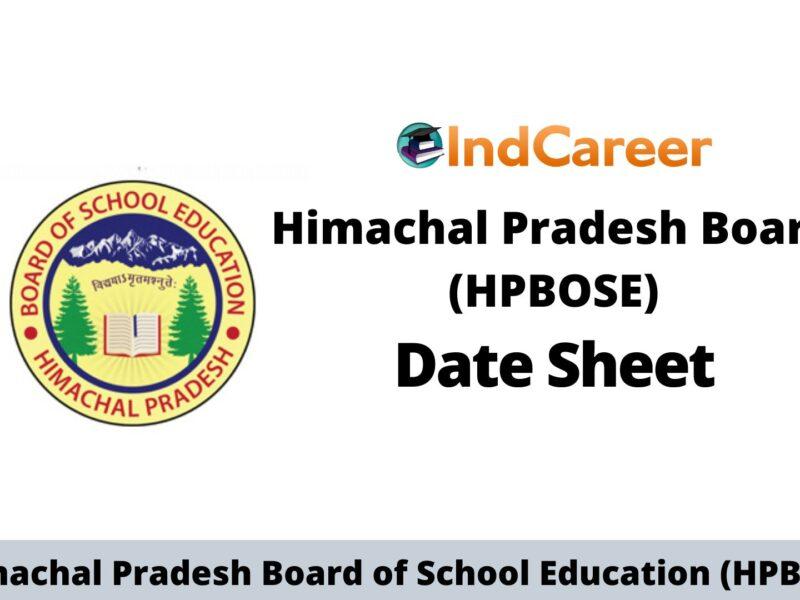 HP Board Date Sheet