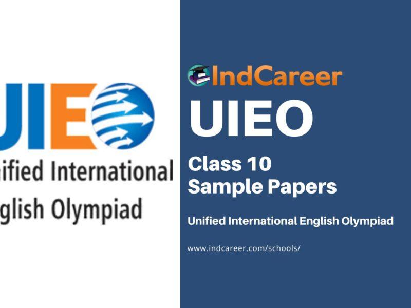 UIEO Sample Papers for Class 10