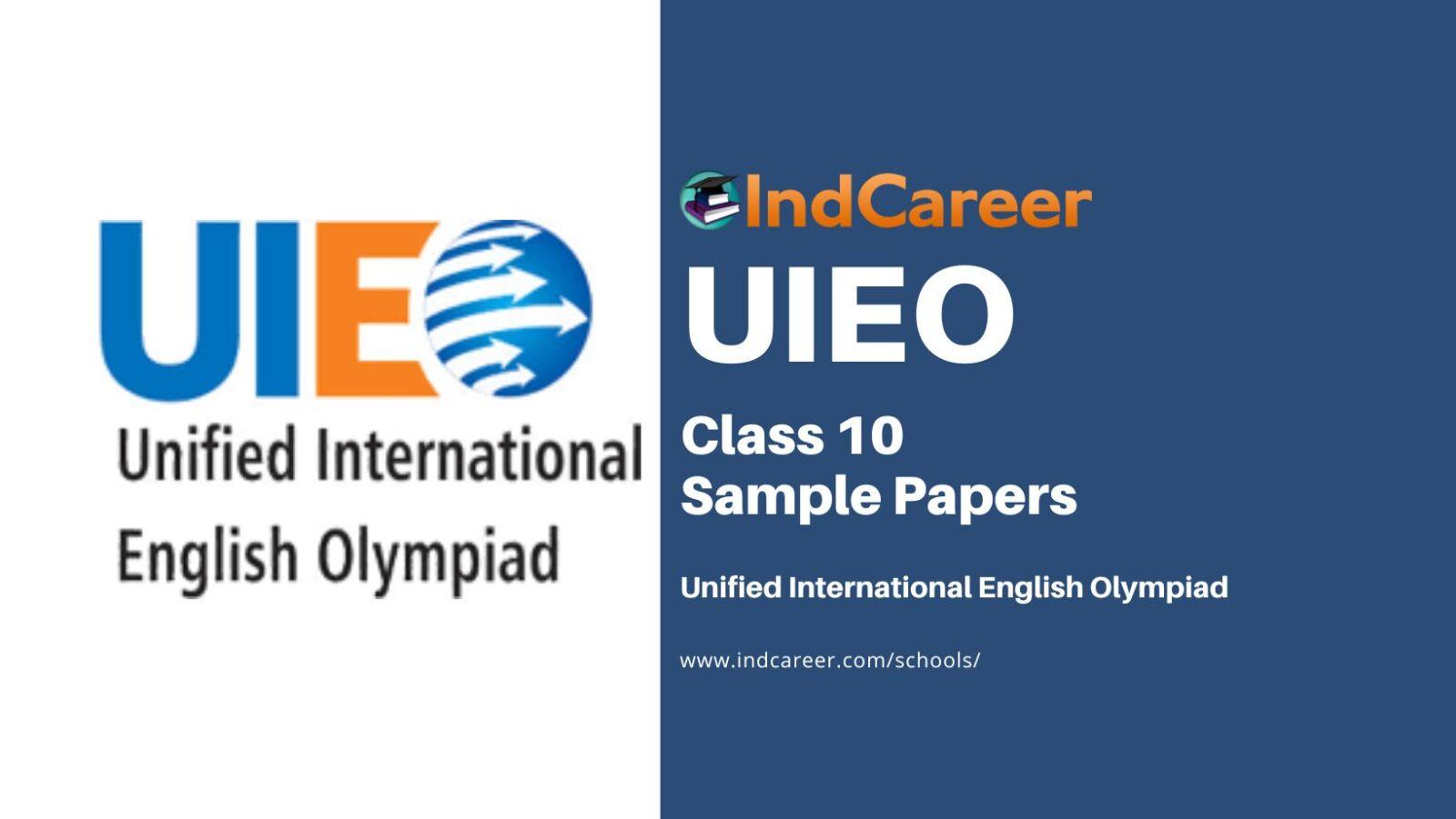 UIEO Sample Papers for Class 10