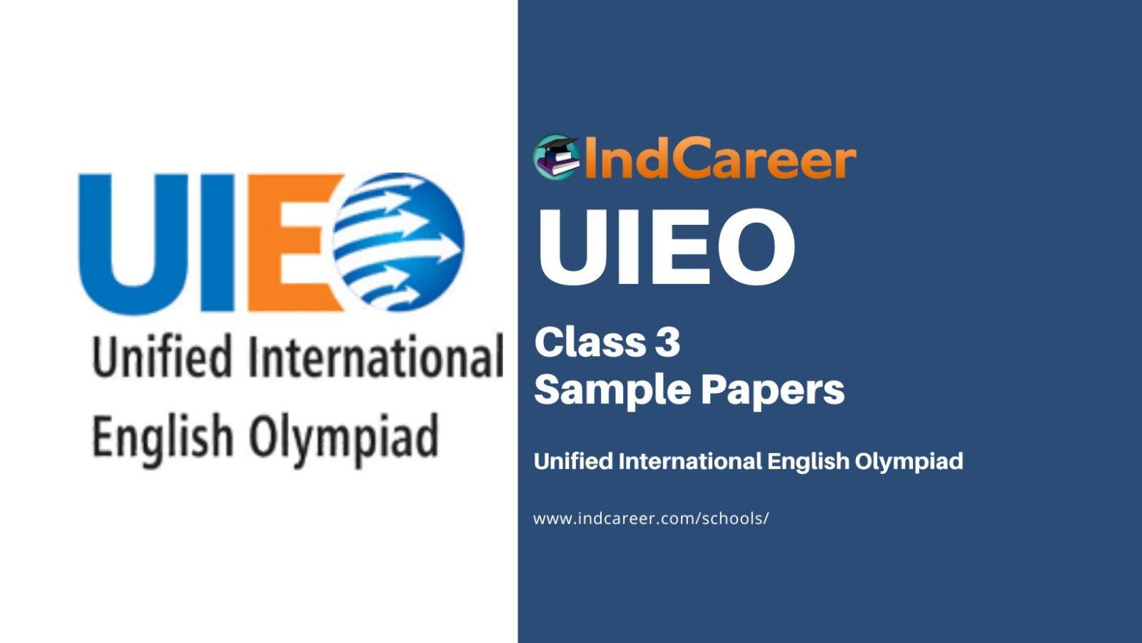 UIEO Sample Papers for Class 3
