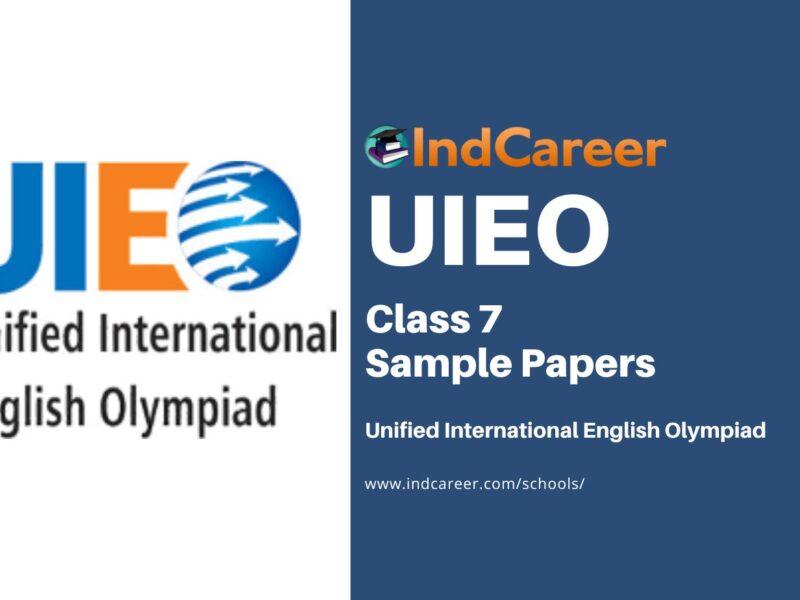 UIEO Sample Papers for Class 7