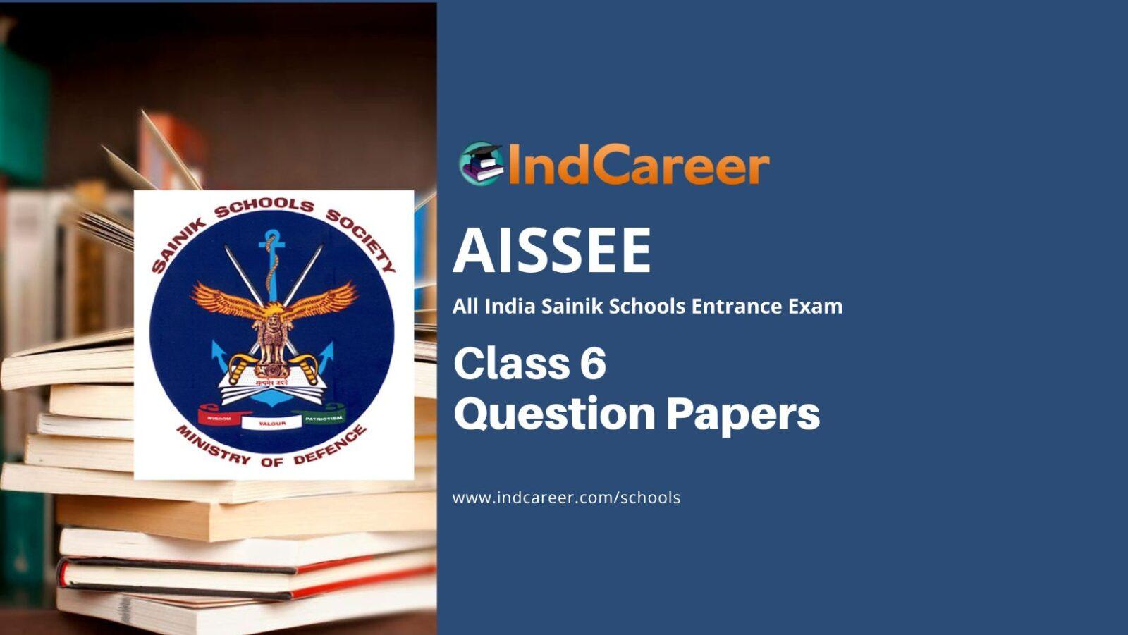 AISSEE Class 6 Question Papers