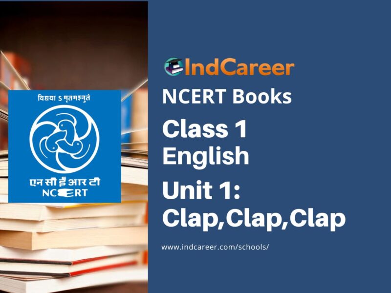 NCERT Book for Class 1 English (Raindrop):Unit 1-Clap,Clap,Clap