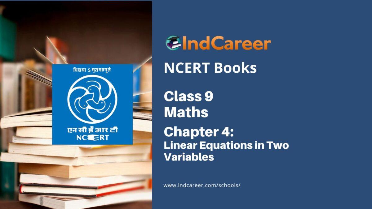 NCERT Book for Class 9 Maths Chapter 4 Linear Equations in Two Variables