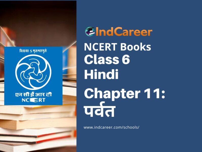 NCERT Book for Class 6 Hindi(Doorva Part 1) : Chapter 11-पर्वत