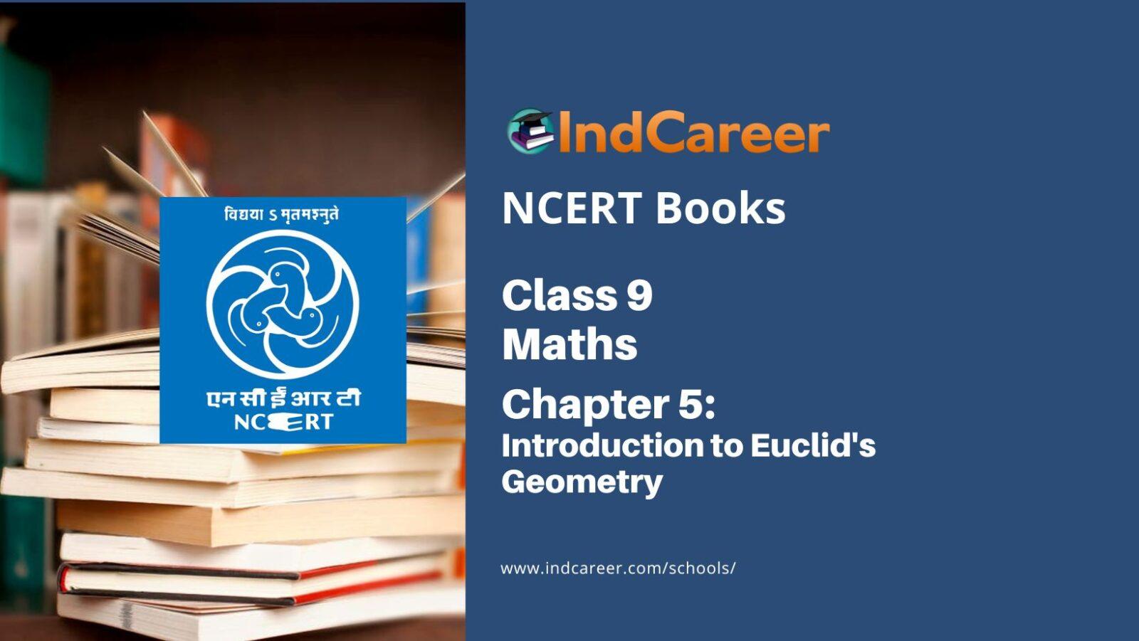 NCERT Book for Class 9 Maths Chapter 5 Introduction to Euclid's Geometry