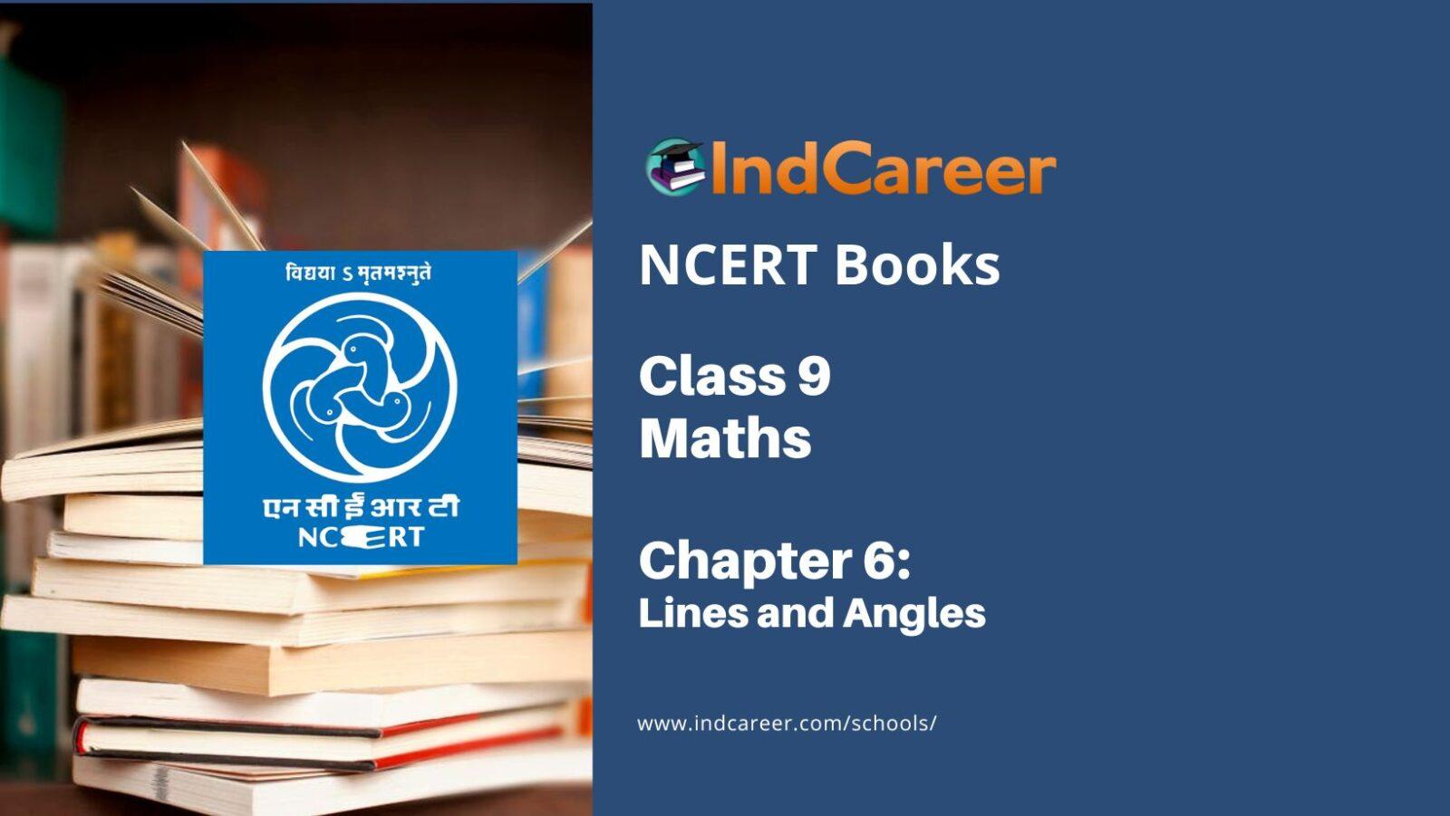 NCERT Book for Class 9 Maths Chapter 6 Lines and Angles