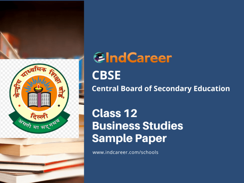 CBSE Class 12 Business Studies Sample Paper