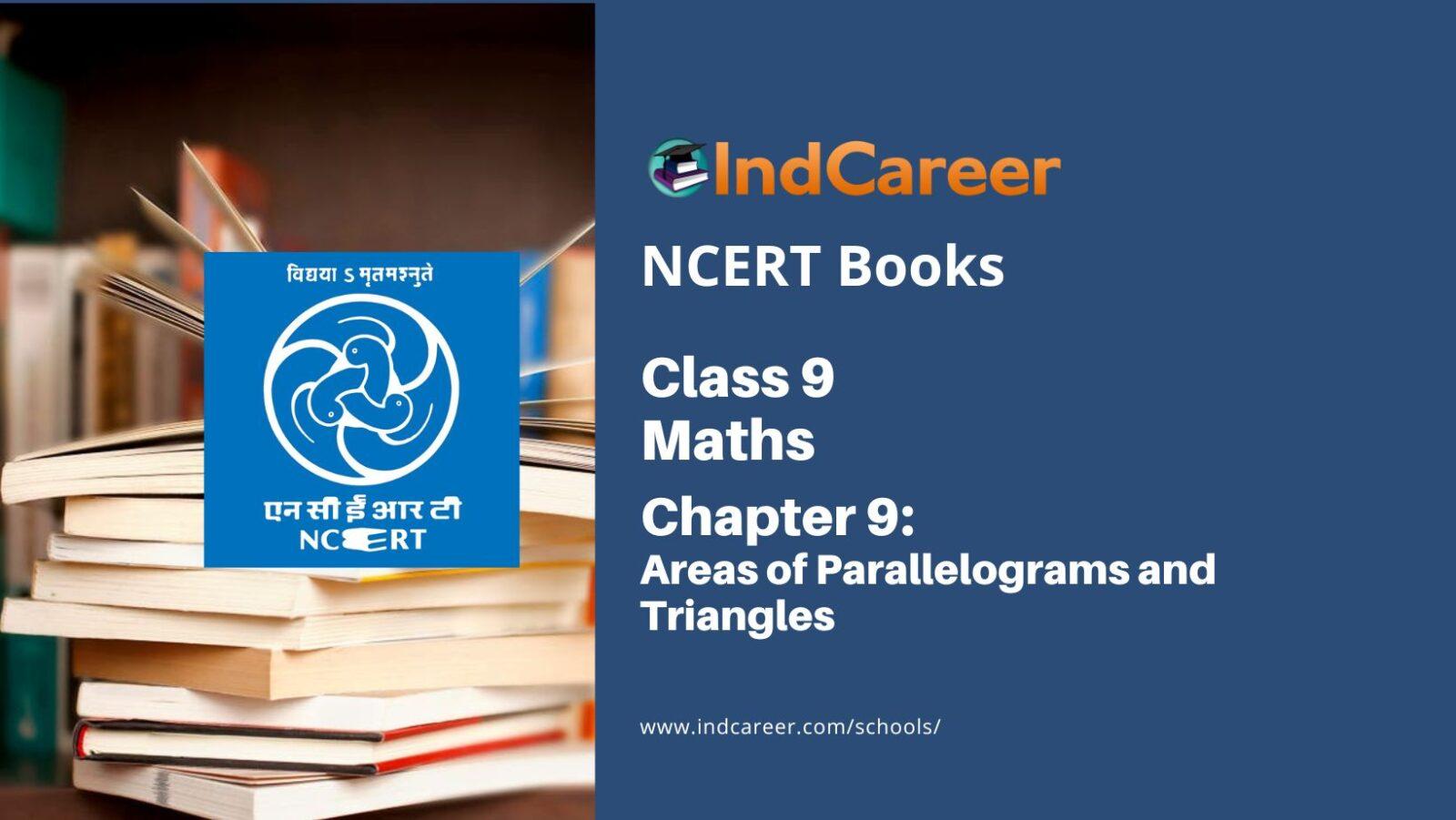 NCERT Book for Class 9 Maths Chapter 9 Areas of Parallelograms and Triangles