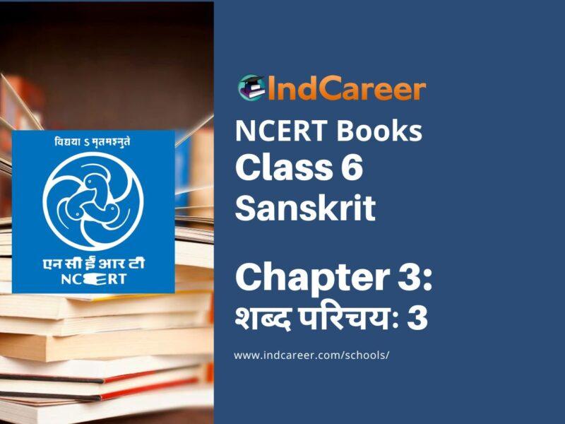 NCERT Book for Class 6 Sanskrit : Chapter 3-शब्द परिचयः 3