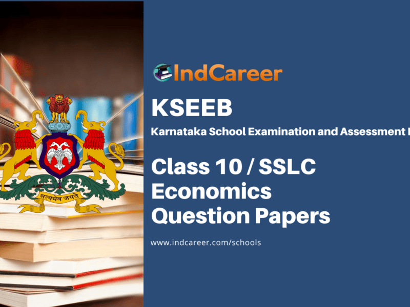 Karnataka SSLC Economics Question Papers
