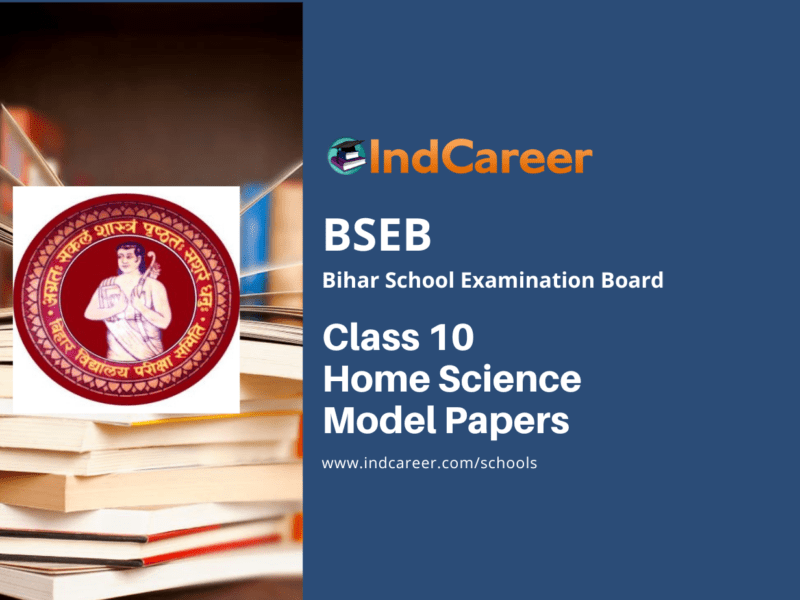Bihar Board 10th Home Science Model Paper