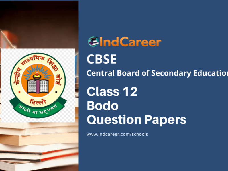 CBSE Class 12 Bodo Question Papers