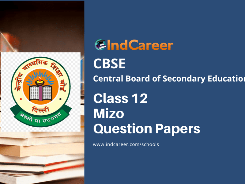 CBSE Class 12 Mizo Question Papers