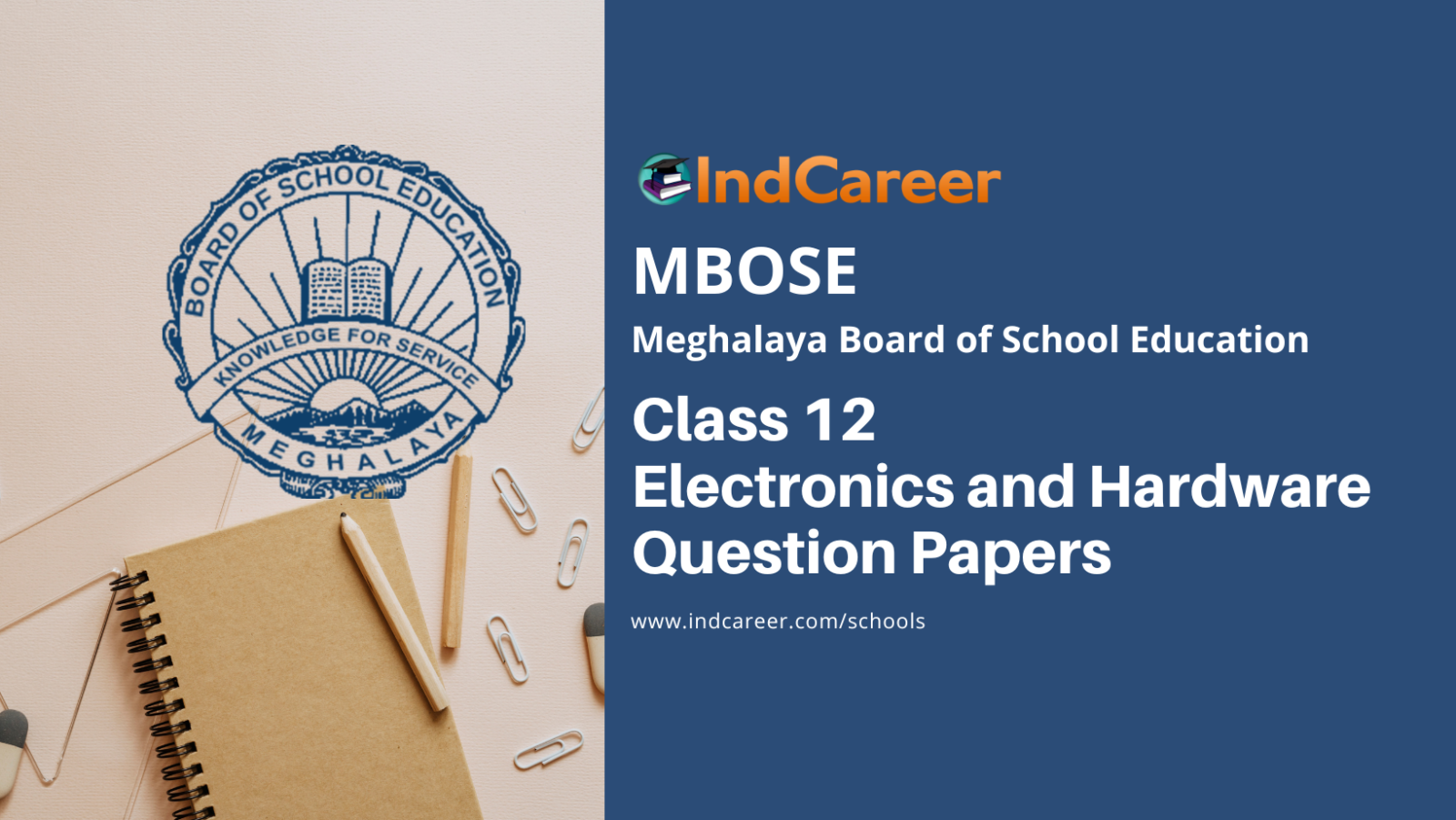 MBOSE Class 12 Electronics and Hardware Question Papers