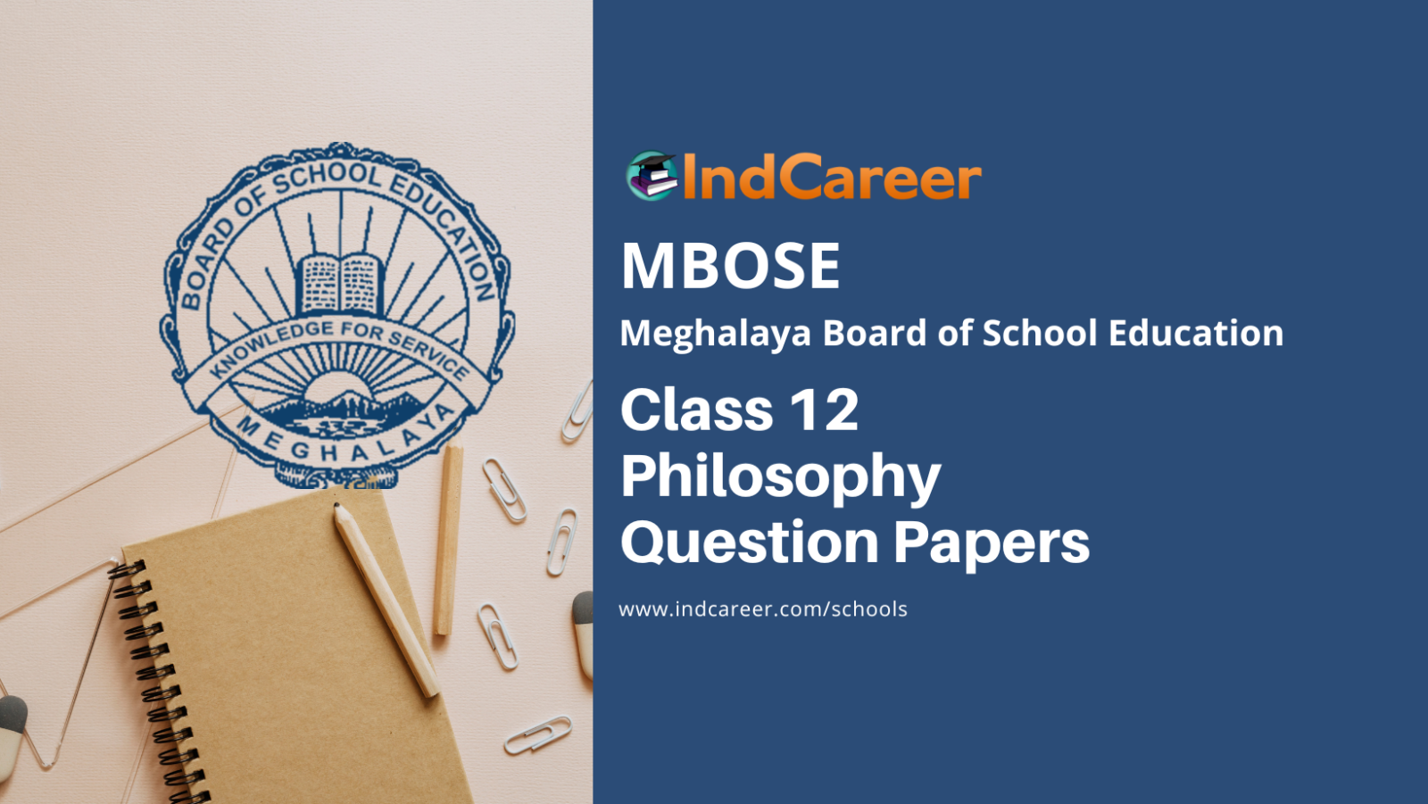 MBOSE Class 12 Philosophy Question Papers