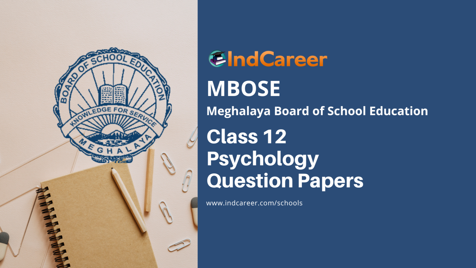 MBOSE Class 12 Psychology Question Papers