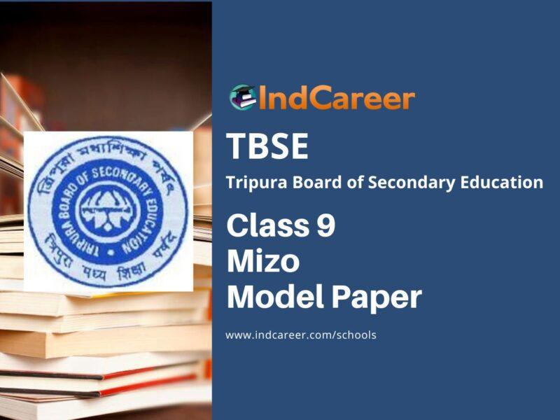 TBSE Class 9 Mizo Model Question Paper