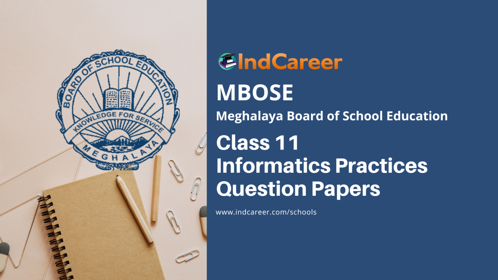 MBOSE Class 11 Informatics Practices Question Papers
