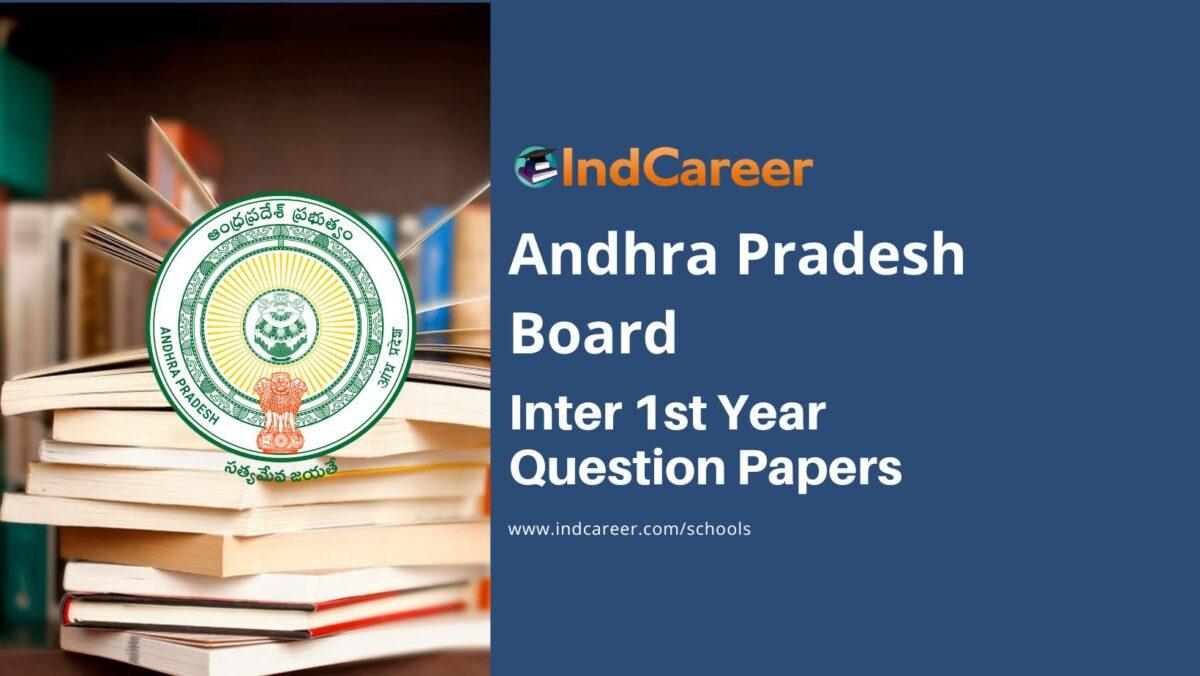 AP Inter 1st Year Question Papers 