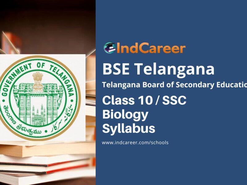 Telangana Board Class 10 Biology Syllabus