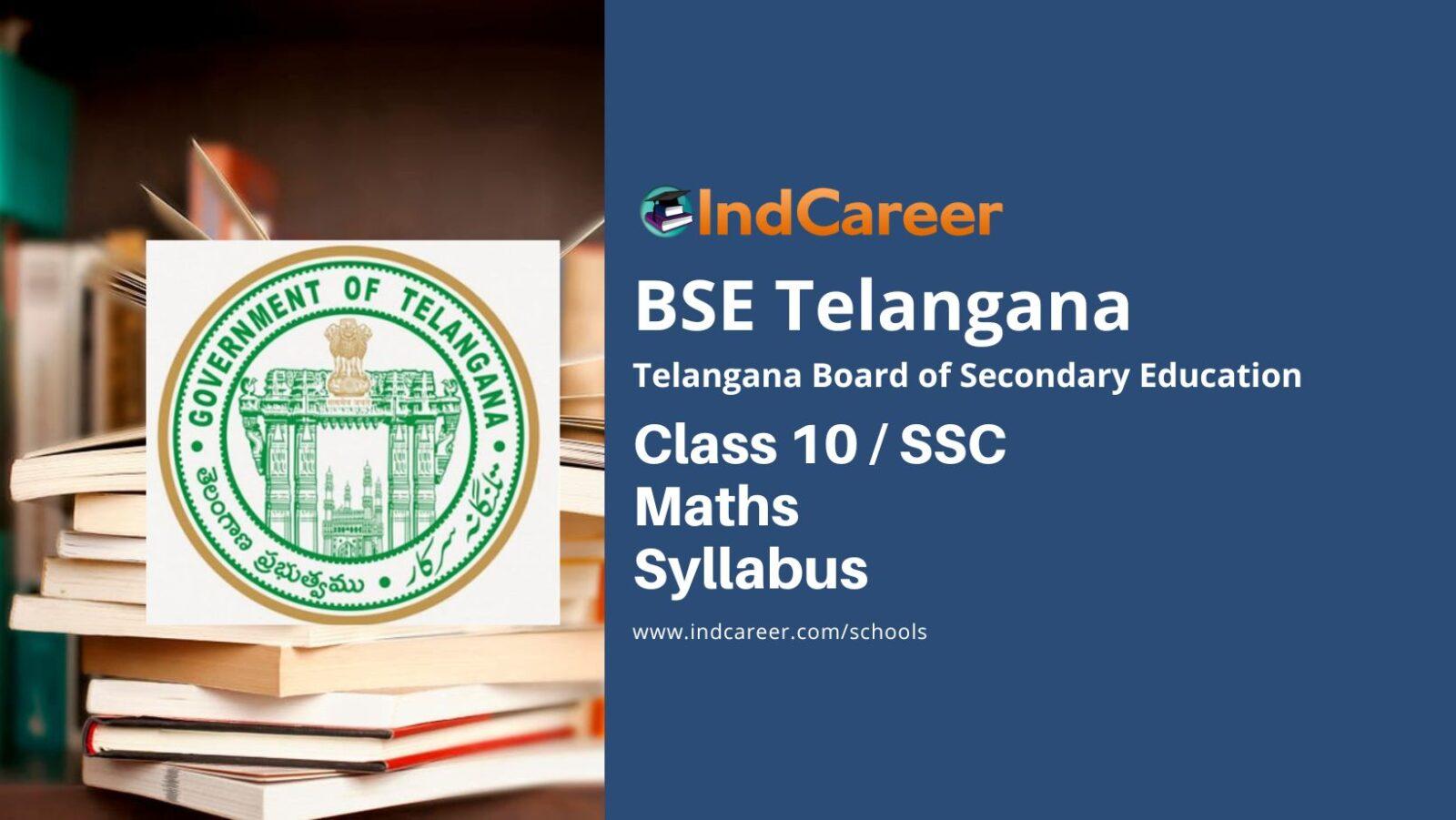 Telangana Board Class 10 Maths Syllabus
