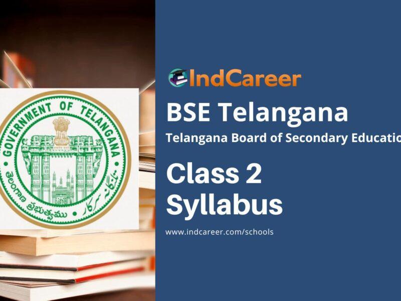 Telangana Board Class 2 Syllabus 