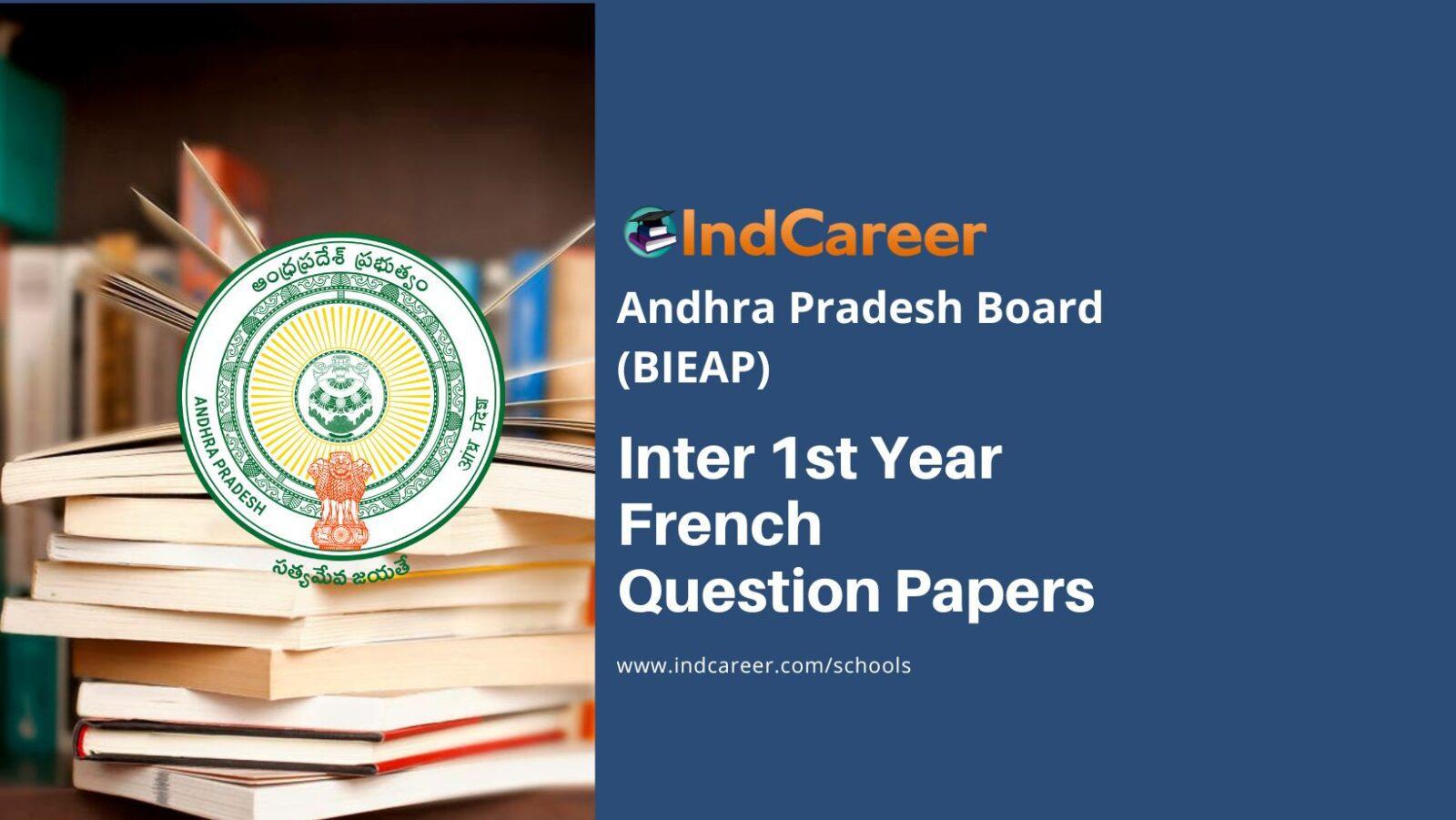 AP Inter 1st Year French Question Papers