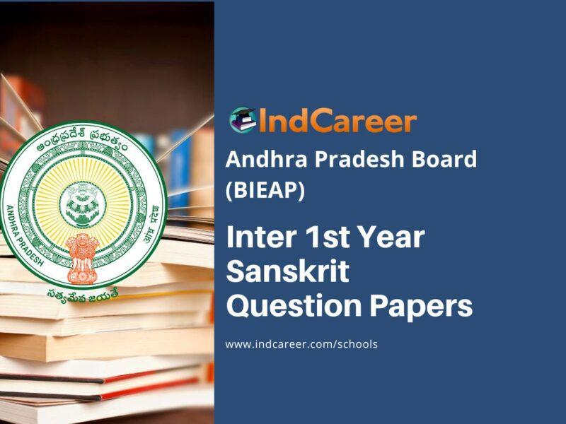 AP Inter 1st Year Sanskrit Question Papers