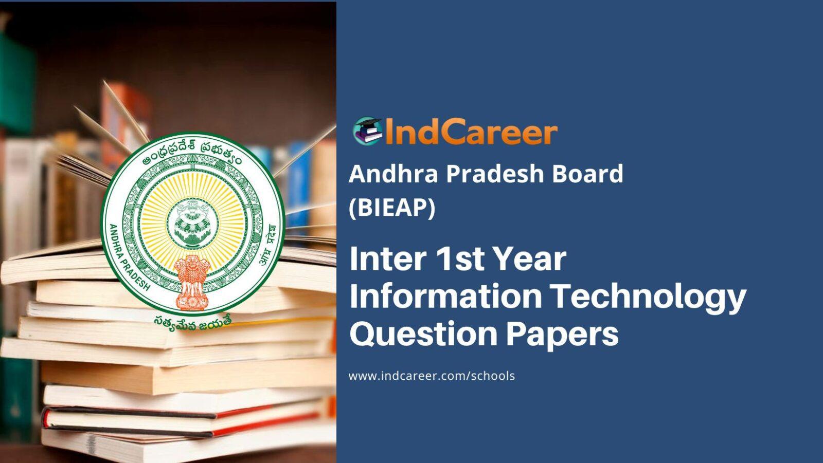 AP Inter 1st Year Information Technology Question Papers