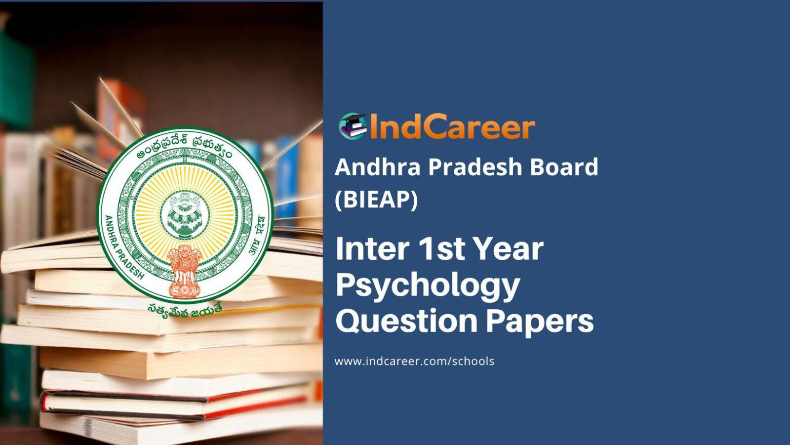 AP Inter 1st Year Psychology Question Papers