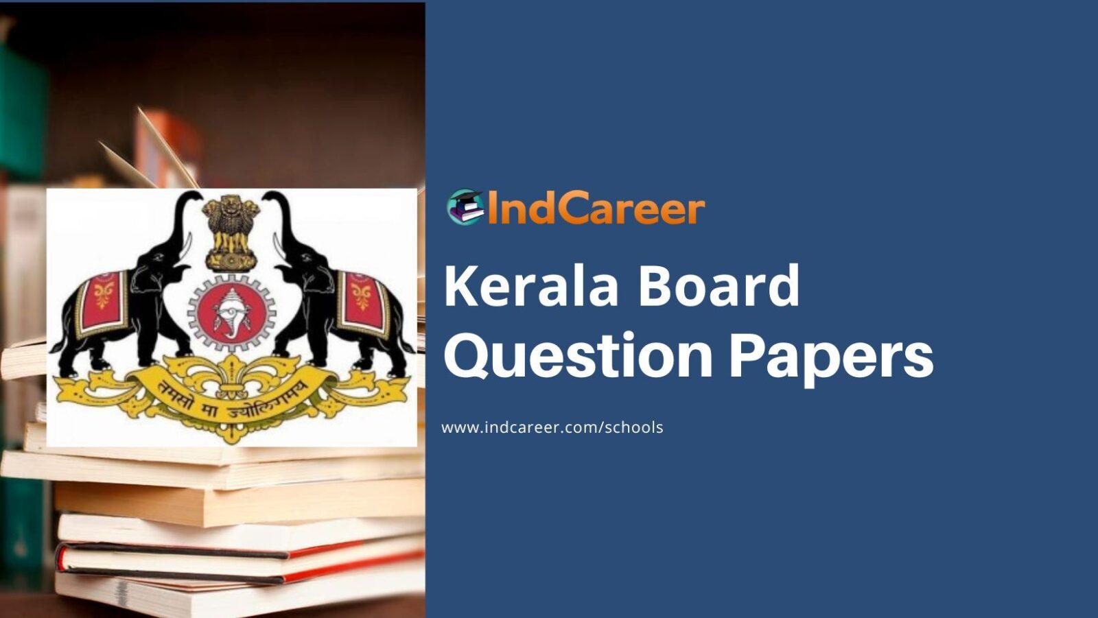 Kerala Board Question Papers