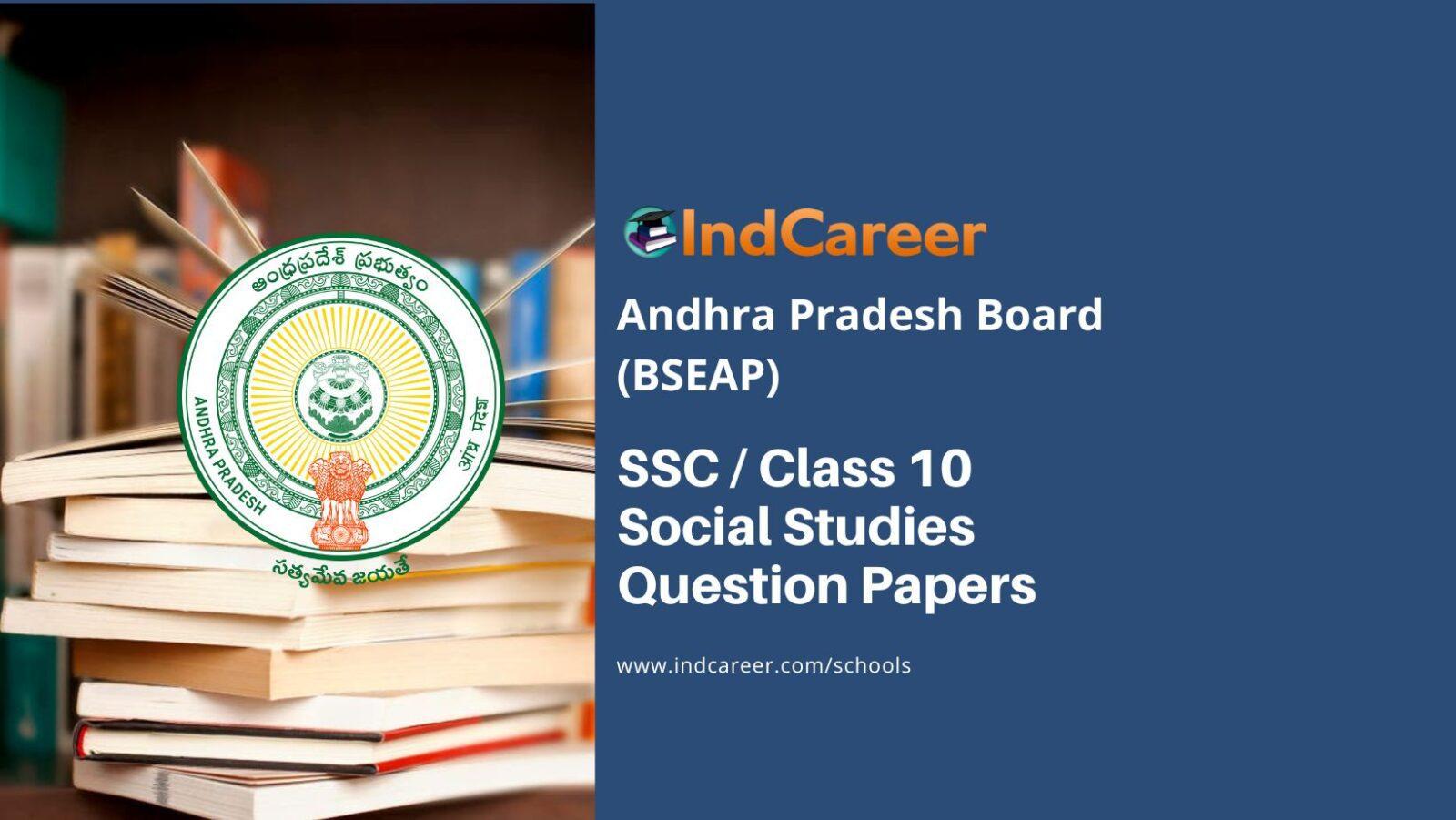 AP Class 10 Social Studies Question Papers