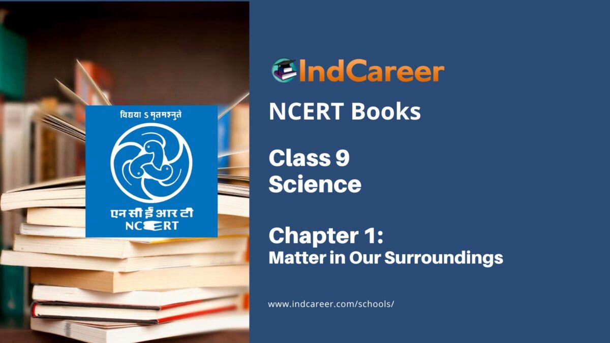 NCERT Book for Class 9 Science Chapter 1 Matter in Our Surroundings