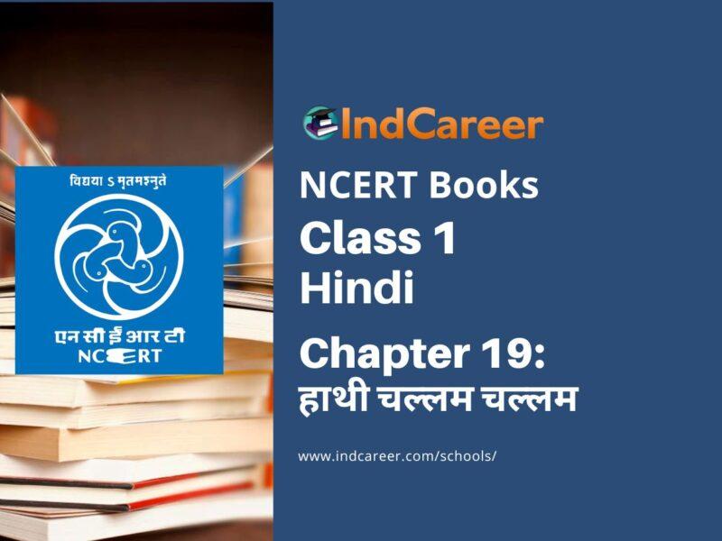 NCERT Book for Class 1 Hindi :Chapter 19-हाथी चल्लम चल्लम