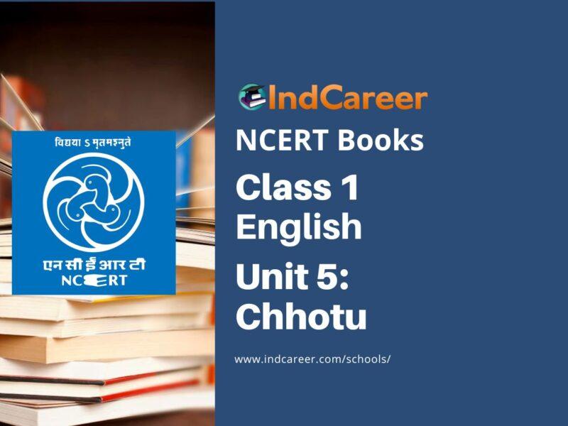 NCERT Book for Class 1 English (Raindrop):Unit 5-Chhotu