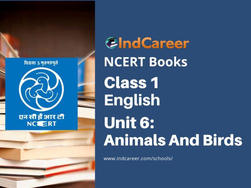 NCERT Book for Class 1 English (Raindrop):Unit 6-Animals And Birds