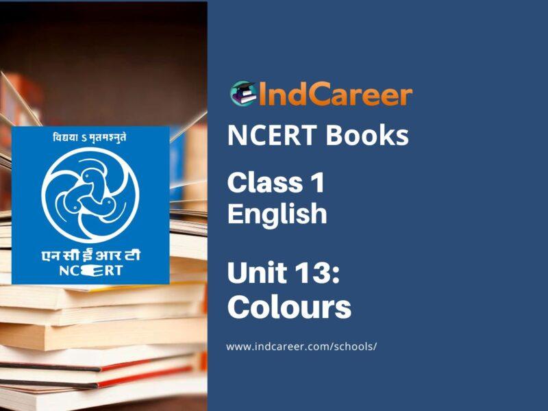 NCERT Book for Class 1 English (Raindrop):Unit 13-Colours