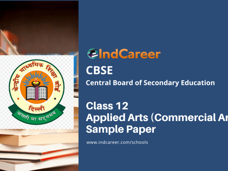 CBSE Class 12 Applied Arts (Commercial Art) Sample Paper